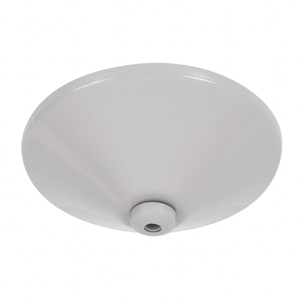 Canopla para Pendente Cônica 1 Lâmpada Metal Cinza