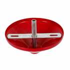 Canopla para Pendente Cônica 1 Lâmpada Metal Vermelho