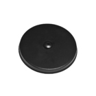 Canopla para Pendente Redonda 1 Lâmpada Metal Preto