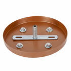 Canopla para Pendente Redonda 5 Lâmpadas Metal Cobre