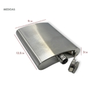 Cantil De Whisky De Inox De Bolso Americano Para Bebida Rodei