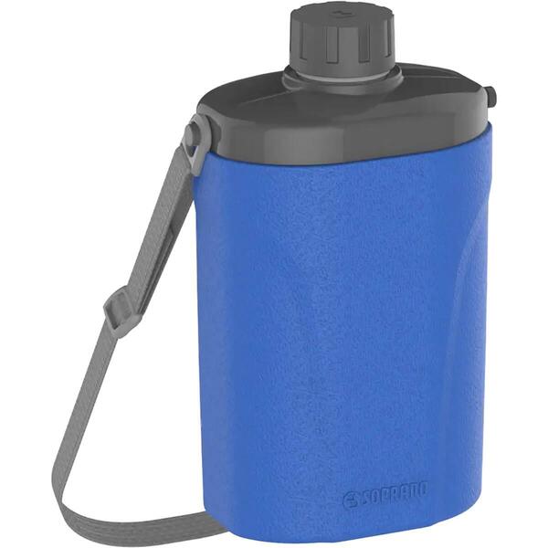 Cantil Térmico 1l Garrafa De Água Azul Safari Soprano