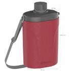 Cantil Térmico 1l Garrafa De Água Vermelha Safari Soprano