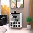 Cantinho Bar Paris1 Aparador Buffet E 1 Painel 3 Prateleiras