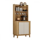 Cantinho Do Café 2 Portas 3 Prateleira Pés Madeira Maciça Man