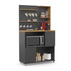 Cantinho Do Café 2 Portas Acre Grafite Cinamomo