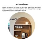 Cantinho Do Café 2 Portas E Suporte Para Xicaras Viena  Cedro