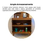 Cantinho Do Café 2 Portas E Suporte Para Xicaras Viena Cedro/