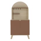 Cantinho Do Café 2 Portas E Suporte Para Xicaras Viena Natura