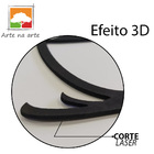 Cantinho Do Café 3d Em Mdf 3mm Fita Autoadesiva Preto Fosco