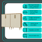 Cantinho Do Café 4 Portas Apolo Cinamomo/off White - Moville