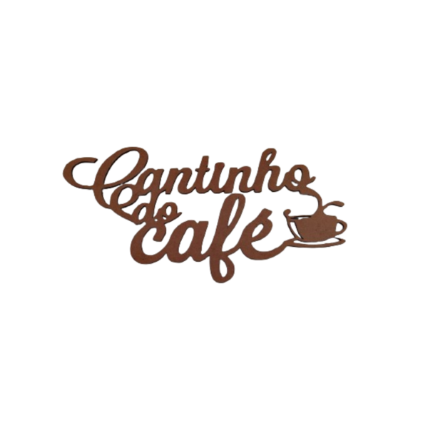 Cantinho Do Café 8 Em Mdf 3mm Natural