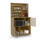 Cantinho Do Café Armário Para Cozinha Aconchego Nature Off Wh
