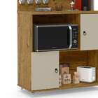 Cantinho Do Café Armário Para Cozinha Aconchego Nature Off Wh