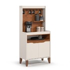 Cantinho Do Café Flow Off White/freijó - Ej Móveis