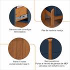 Cantinho Do Café Lizz Com 2 Portas E Pés De Madeira Maciça