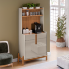 Cantinho Do Café Retrô 2 Portas Chester Off White Cedro