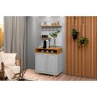 Cantinho Do Café Star 2 Portas Cinza/nature