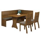 Canto Alemão Bis 5 Lugares 11680 Seda/malta - Mobilarte Móveis