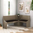 Canto Alemão Com Assento Almofadado Avelã