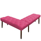 Canto Alemão Suede Pink Assento 1 20x0 75 - Dominic Decor