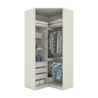 Canto Closet Modulado 02 Portas 03 Gavetas Seletto Henn