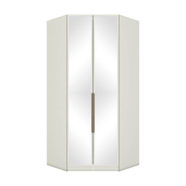 Canto Closet Modulado 02 Portas Com Espelho 03 Gavetas Selett