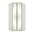 Canto Closet Modulado 02 Portas Com Espelho 03 Gavetas Selett