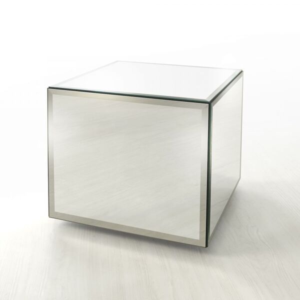 Canto De Sala Espelhado Reflect Com Bisotê