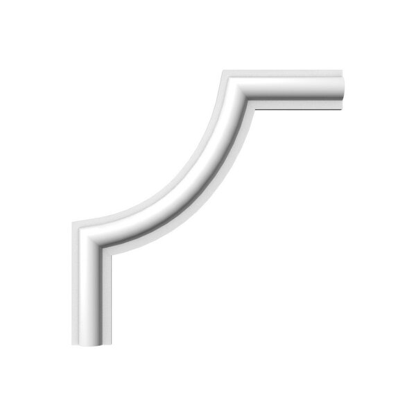 Canto Decorativo Para Boiserie Poliestireno Bi20 4 Unidades B