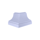 Canto Externo P Acabamento Em Forro Pvc Branco Gelo C/ 25 Un