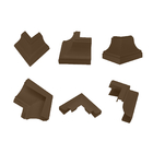 Canto Externo P Acabamento Em Forro Pvc Cor Imbuia C/ 25 Un