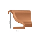 Canto Externo Para Acabamento De Moldura Em Forro Pvc Cor Car