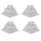 Canto Externo Plástico PVC Branco Neve Plastilit