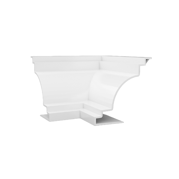 Canto Interno Forro P4 Moldurão/luxo/plus Branco Neve 18un