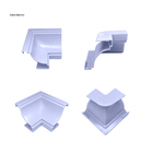 Canto Interno P Acabamento Em Forro Pvc Branco Gelo C/ 25 Un