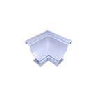 Canto Interno P Acabamento Em Forro Pvc Branco Gelo C/ 50 Un