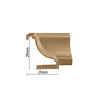 Canto Interno P Acabamento Em Forro Pvc Cerejeira C 100 Un