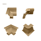 Canto Interno P Acabamento Em Forro Pvc Cerejeira C/ 50 Un