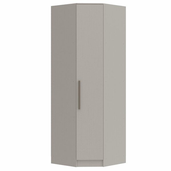 Canto Obliquo 1 Porta Wood Níquel