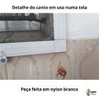 Canto Tela Mosquiteira Para Perfil Alumínio Branco P027 4 Pç