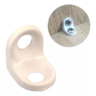 Cantoneira 2 Furos Aliviada Plastico Branco Leve C 600