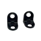 Cantoneira 2 Furos Aliviada Plastico Preto Leve C 100