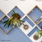 Cantoneira 3 furos Aço 4,7x22mm Branco 4 peças