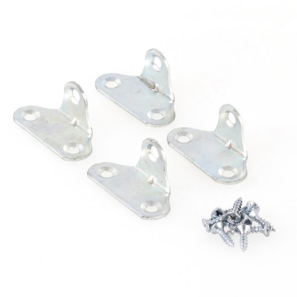 Cantoneira 4,7x22mm 3 furos Aço Prata