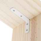 Cantoneira Abas Desiguais Aço 15x50x75mm Branco 1 peça