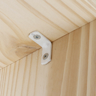 Cantoneira Abas Iguais Aço 25x25mm Branco 1 peça