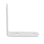 Cantoneira Aço 100x80x30mm Branco 1 peça