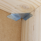 Cantoneira Aço 15x70x70mm Prata 1 peça