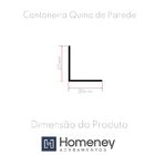 Cantoneira Alumínio Para Canto Parede 1/1 - 25mm X 25mm  - Ho